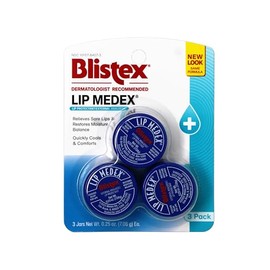 BLISTEX Lip Medex - Tarro de 0.25 onzas, paquete de 3 unidades de Blistex Medex
