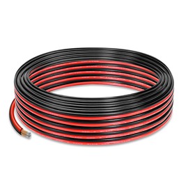 Electric Wire CCA Wire 2 Conductors, 32 m (Red 16M+ Black 16M)