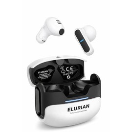 Elurian Air Audfonos Inalmbricos Bluetooth 6.0 TWS, Cancelacin de Ruido ENC, Llamadas Claras, Carga Rpida USB-C, Modo Gaming Baja Latencia, In-Ear... 