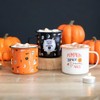 Something Different HA_40331 Enamel Cup, Pumpkin Spices, 1 Piece, 165