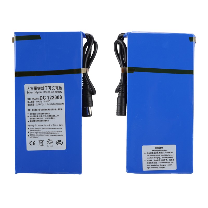 DC 122000 20000mAh Large Capacity Polymer Lithium Battery Built in