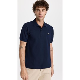 Lacoste Men's Classic Fit L.12.12 Original Piqué Polo Shirt, Navy Blue, Medium