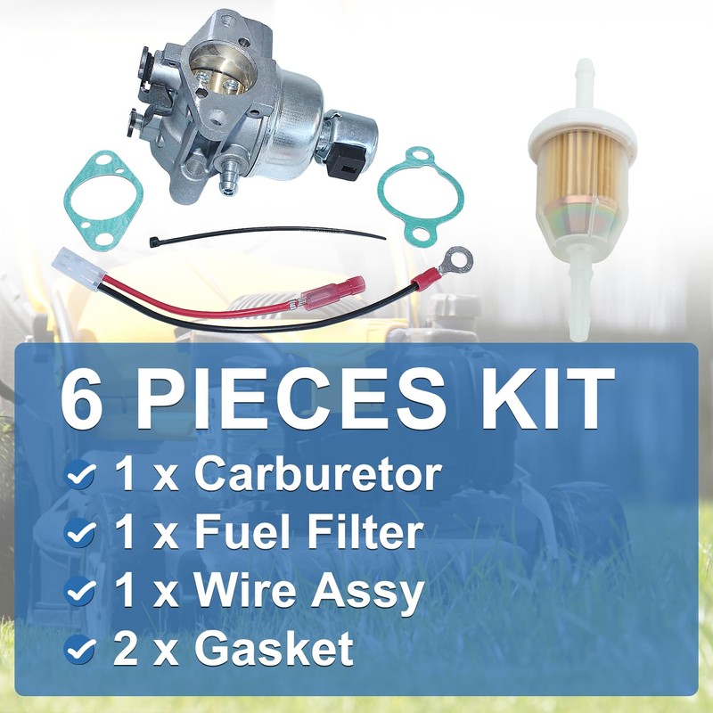 AUMEL Carburetor Kit For Cub Cadet LTX1040 LTX1042 LTX1045 XT1-LT42