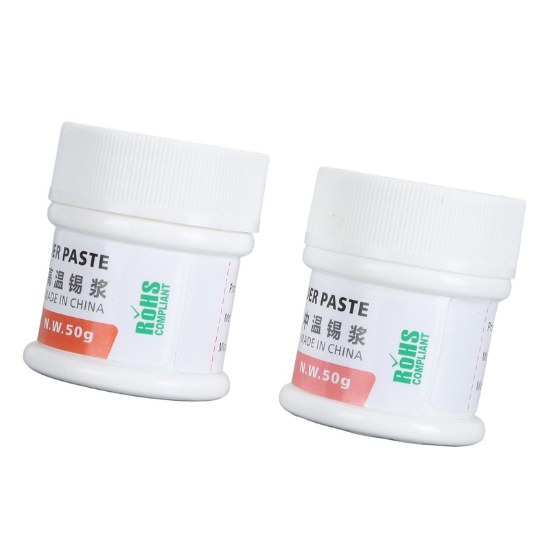 2Pcs Welding Solder Paste 25 to 45μm 158℃ 199℃ Soldering