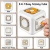 cotaour Busy Cube for Toddlers, 6 in 1 Activity Cube