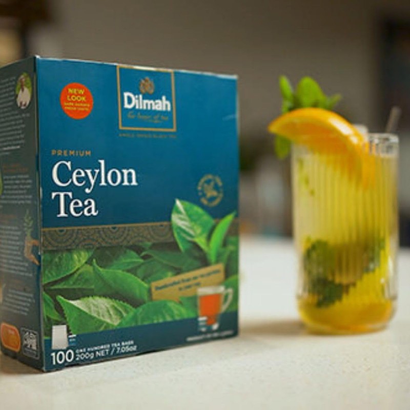 Dilmah Premium Ceylon Black Tea - 100 Tea Bags (Single