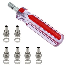 YFFSFDC 3C 4C 5C Compatible F Connection Screwdriver Set of 6 + Driver F Type Connector Installation Driver F Terminal for Antenna Connection Convenient Installation