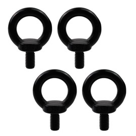 Antrader M8 Lifting Eye Bolts,Stainless Steel Machinery Shoulder Lifting Eye Bolt,Black,4Pcs