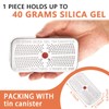 Patelai 5 Pieces 40 Gram Silica Gel Dehumidifier Desiccant Silica