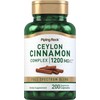 Piping Rock Ceylon Cinnamon Complex Capsules 1200 mg | 200