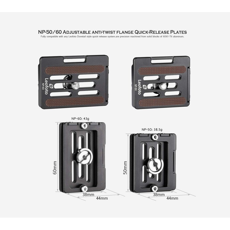 LEOFOTO Tripod Panorama Head Panoramic Plate RH-0 + Quick Release