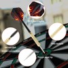 QUIIEOSKIA 18 Pcs Darts Set, Steel Tip Darts Set, Professional