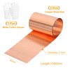 uxcell 2 Roll Copper Sheet Roll, 1000 x 80 x