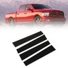 4pcs Black Pillar Posts Door Trim B Pillar Posts Door