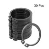 sourcing map 35mm Cir-clips C-Clip Retaining Shaft Snap Rings 50Mn