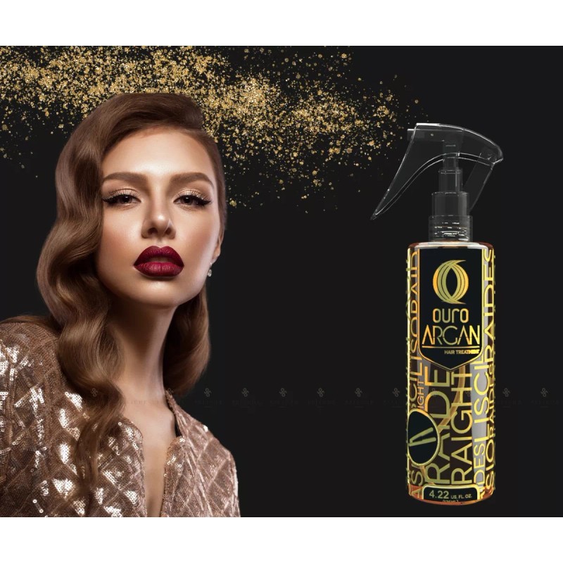 Ouro Kit 3 Termoprotector Ouro Aceite De Argán Planchado Express