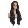 YOROSTAR 28" Long Black Wavy Wigs for Women- Body Wave