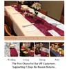 ShinyBeauty Burgundy Sequin Table Runner, Burgundy Baby Shower Decorations, Glitter