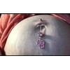 D.Bella Pregnancy Belly Button Piercing with Replacement Balls 38 mm