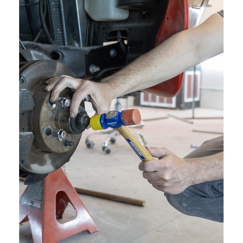 VAUGHAN Soft Face Hammer, American High Carbon Steel Head, 12