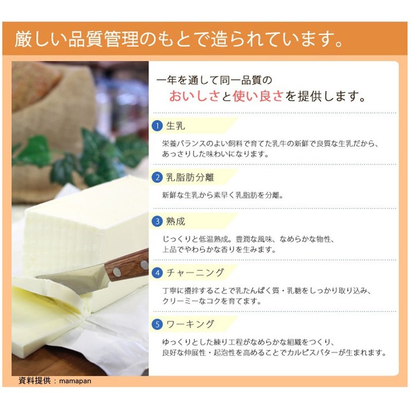 Butter Calpis Co., Ltd. Salted Butter 15.9 oz (450 g)
