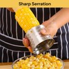EZONEDEAL Corn Separator Stainless Steel Manual Corn Peeler Fresh Corn