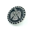 Odin's Raven Norse Rune Viking Silver Metal Pin Badge