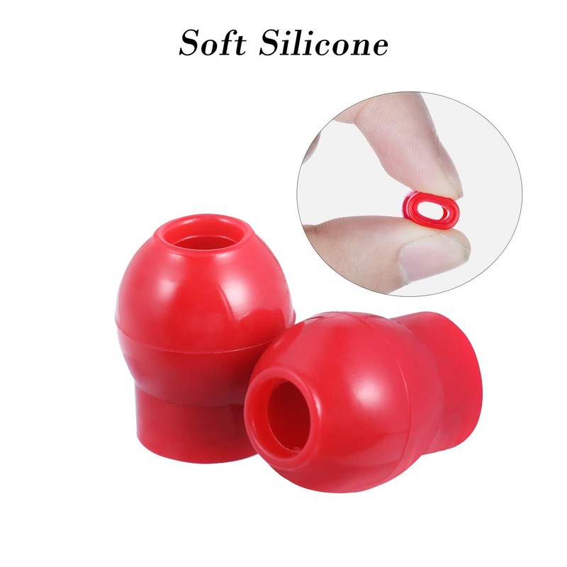 BBTO 36 Pieces Replacement Ear Tips for Stethoscopes, Universal Soft-sealing