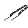 Hörerspiralkabel 2,0m RJ10/RJ10 schwarz