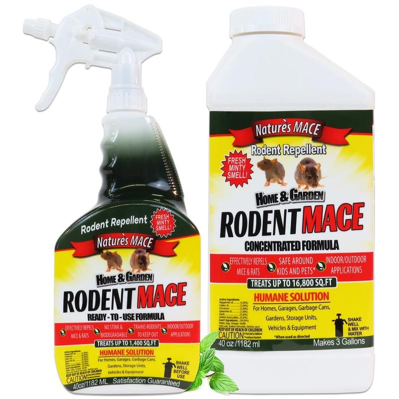 Rodent MACE Rodent Repellent - Spray or Concentrate - Size: