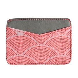 Earth Squared 100% Cotton Canvas Small Ladies Card Holder Floral (Tokyo Pink)