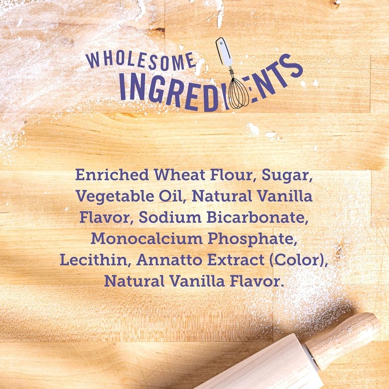 Three Dog Bakery Lick'n Crunch! Golden & Vanilla Sandwich Cookies,