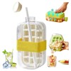 Crush Cup Ice Cube Bottle, Ice Cube Bottle with Straw,