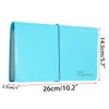 BTSKY Expanding File Folder - Blue, Plastic, 10.2in x 1in