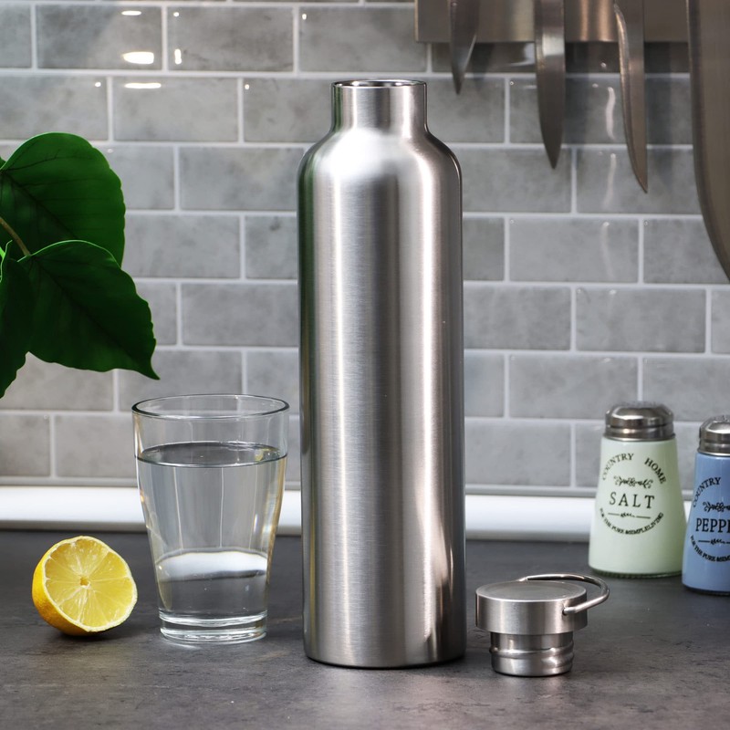 Robin Goods® Stainless Steel Drinking Bottle with Handle - High-Quality