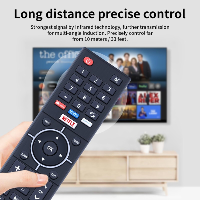 Universal Remote Control for All Element TV, Replacement Remote Control