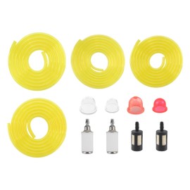 AUTOKAY Fuel Line Gas Hose Tube with Primer Bulb Fuel Filter for Craftsman Husqvarna Stihl Weedeater String Trimmer Chainsaw Blower