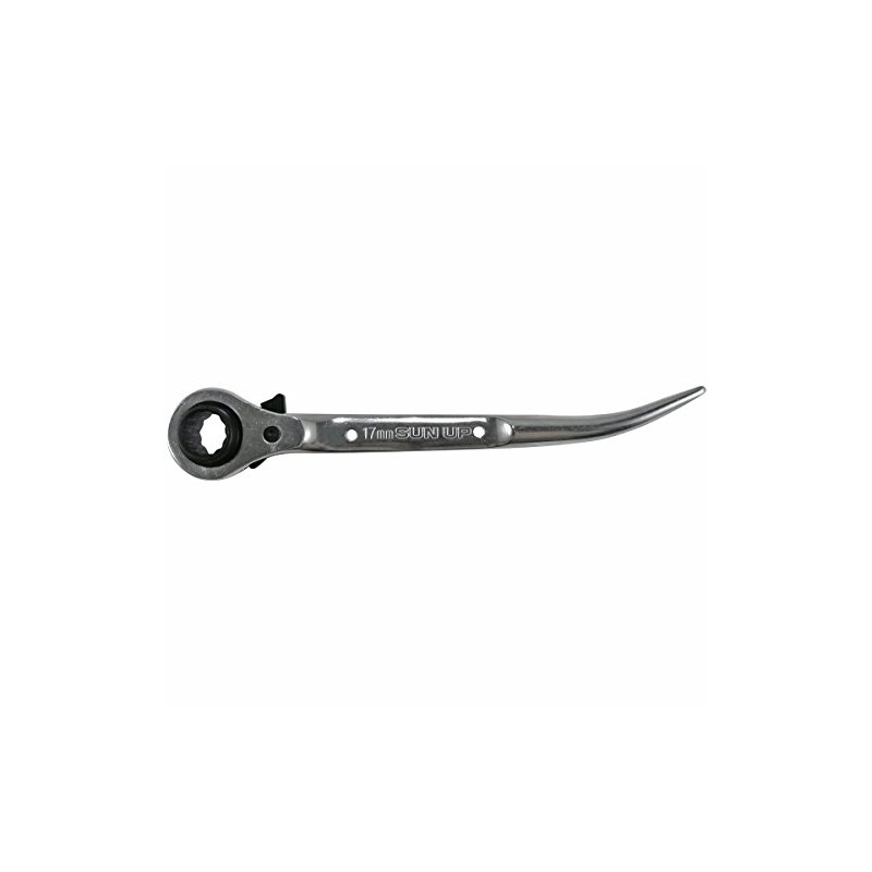 SUN UP Double Ended Ratchet Wrench, Curved Type, Shino Included,