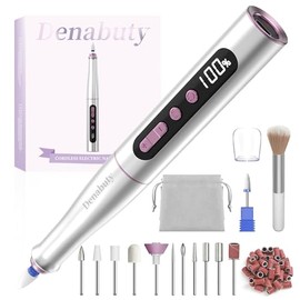 Electric Nail Drill Cordless, 13 in 1 Nail File 35000RPM for Gel