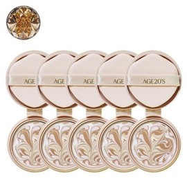 AGE2WENNESS [Age20s] Age20S Essence Cover Pact Edition Refill... Royal Gold No. 21 Refill 5pcs / [에이지투웨니스] 에이지20S 에센스 커버 팩트 에디션 리... 로얄골드 21호 리필5개