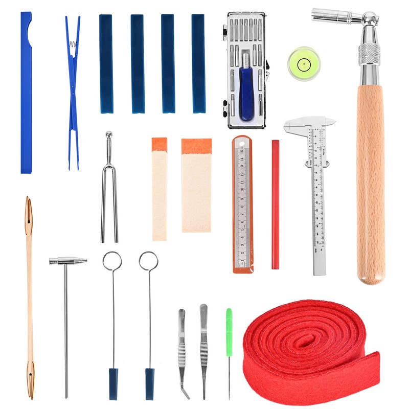 Tipatyard Piano Tuning Kit,36 PCS Piano Tuner Kit Including Piano
