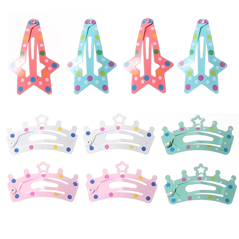 Children's Hair Accessories Colorful Hair Cards Set Bangs and Seaside