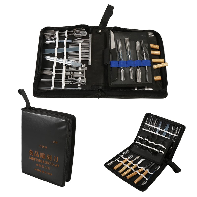 Food Carving Tool Set, 1 Set 46Pcs Carving Tools Kit