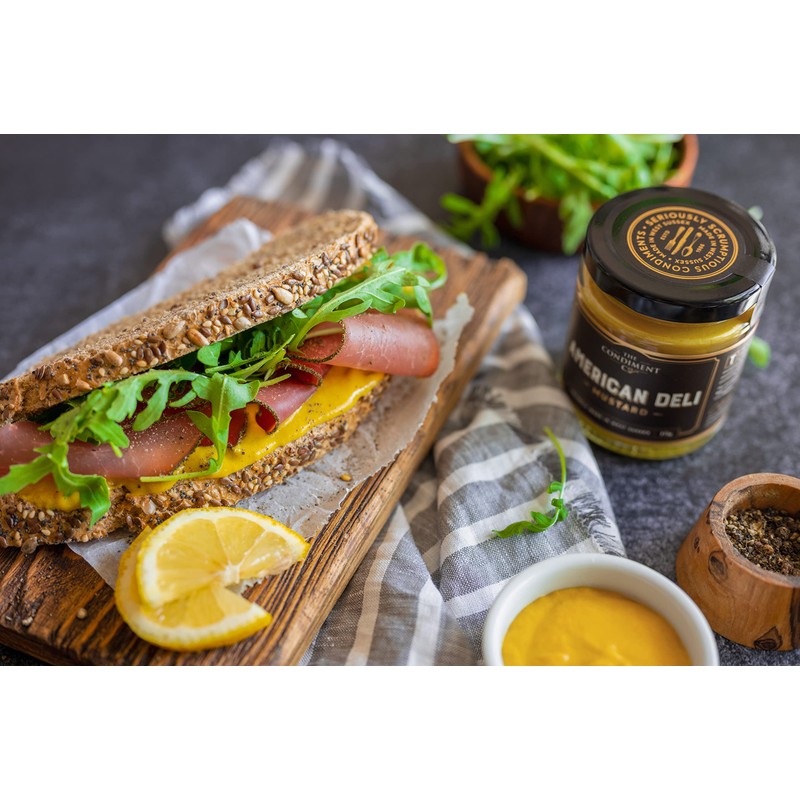The Condiment Company Mustard, American Deli, 175 Gram
