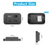 RV USB Outlet 12 Volt USB Car Charger with Voltmeter