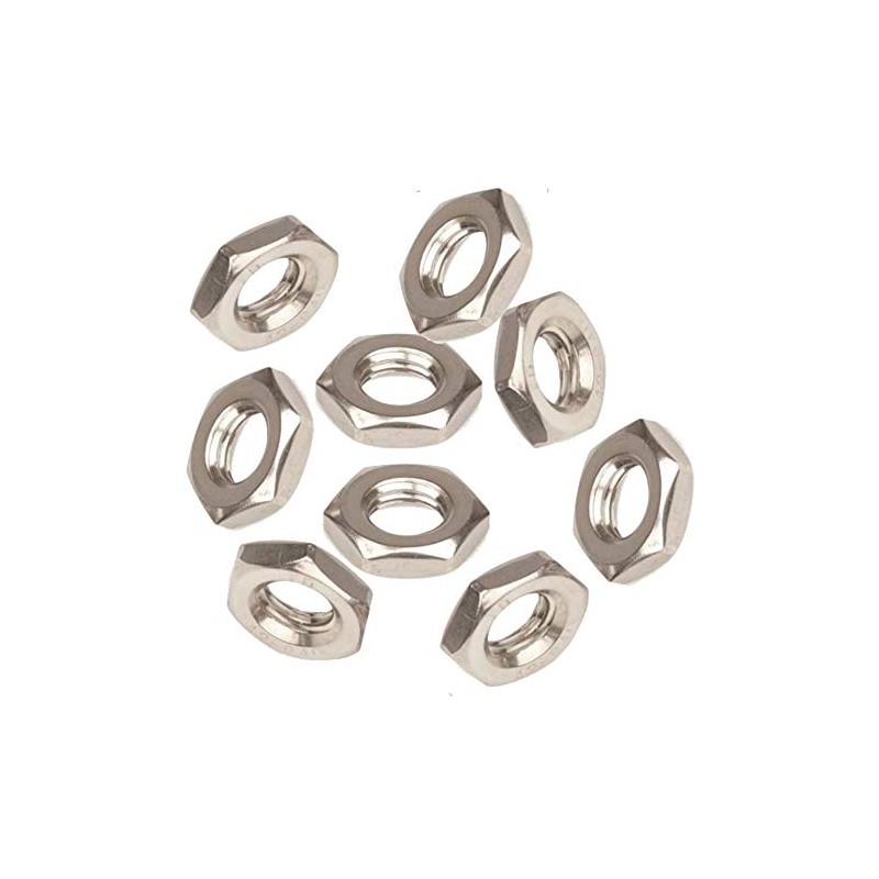 Half Hex Nuts Hexagon Metric Thread Thick Nut (M10 /