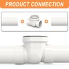 GASHER 4" PVC Backflow Preventer Valve, Sewer Check Back Flow