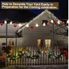 Derkniel 10 FT Outdoor String Light Pole Stand for Deck