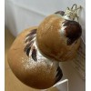 Laved NWT Vintage Laved Italian Glass Hand Painted Cat/Kitten Ornament
