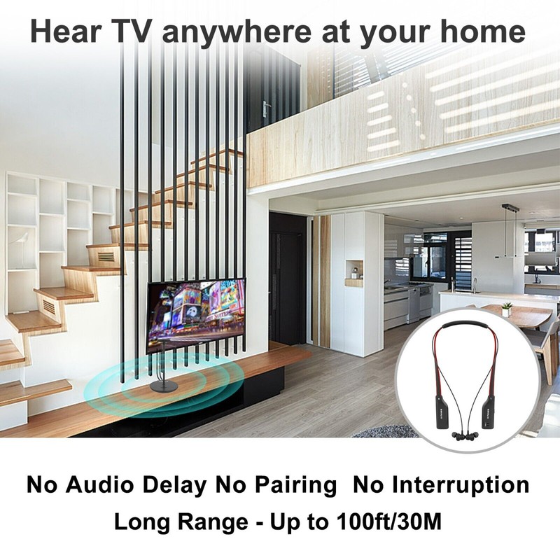 SIMOLIO TV Watching Headphone with Dialog Mode & Boosted Vol